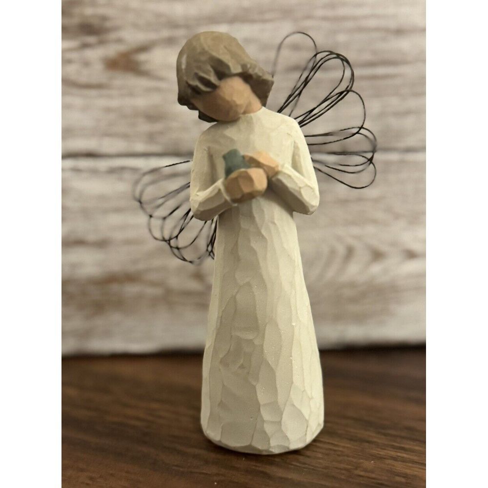 Vintage Willow Tree "Angel of Healing" Figure 2000 Susan Lordi‎ 5" Tall - Bird
